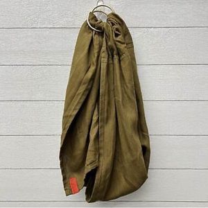 Sarura Bloom Basics Linen Ring Sling Olive Green